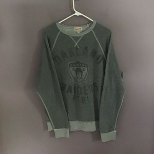 Junk Food Oakland Raiders Gray Shirt Size Medium